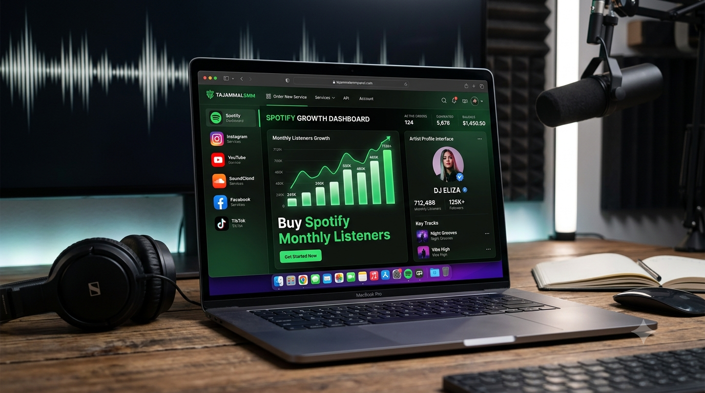 Buy Spotify Monthly Listeners | TAJAMMAL SMM PANEL