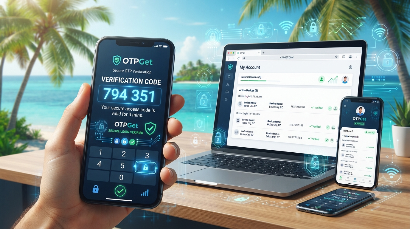 Get OTP Number for Belize Easily with OTPGet Secure Service