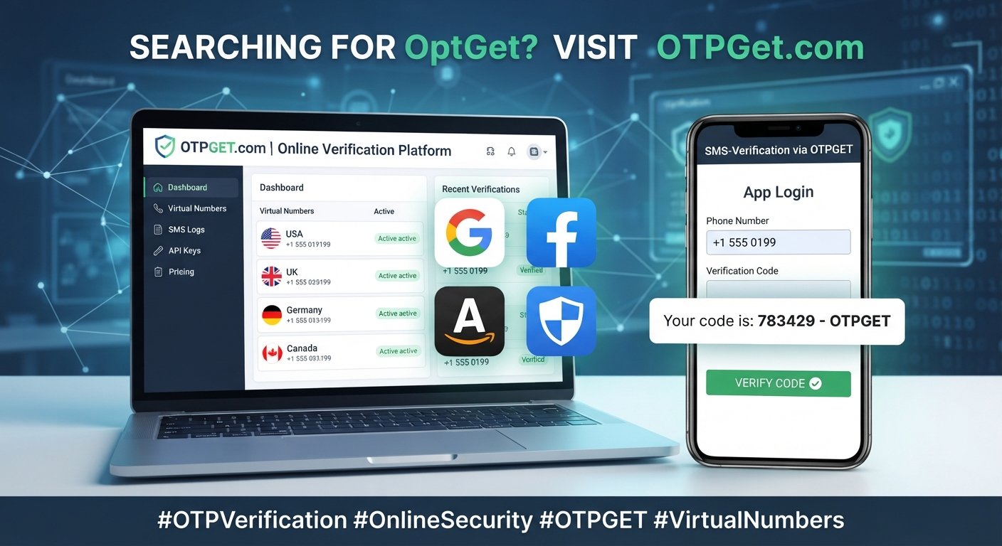 Searching for OptGet? Visit OTPGet.com for OTP Verification