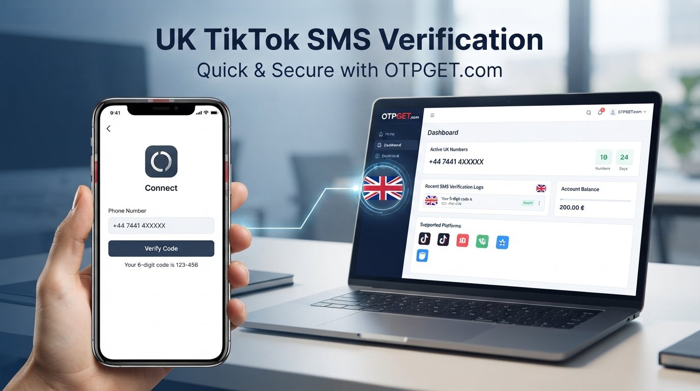 UK TikTok SMS Verification: Complete OTPGET Guide