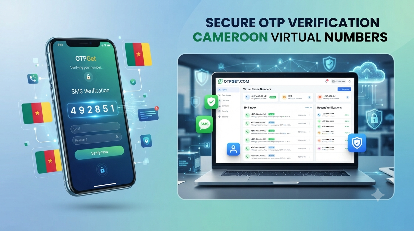 Get OTP Number for Cameroon — OTPGet Fast SMS Verification Online
