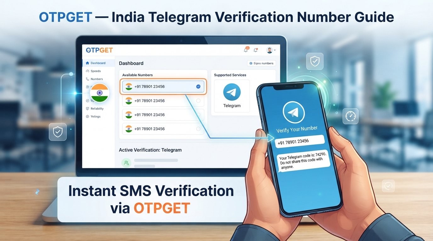 India Telegram Verification Number — OTPGET Guide for New Users