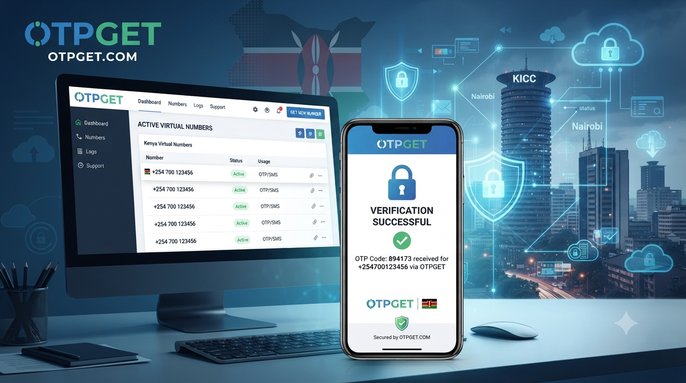 Kenya Virtual Number for OTP Verification with OTPGET