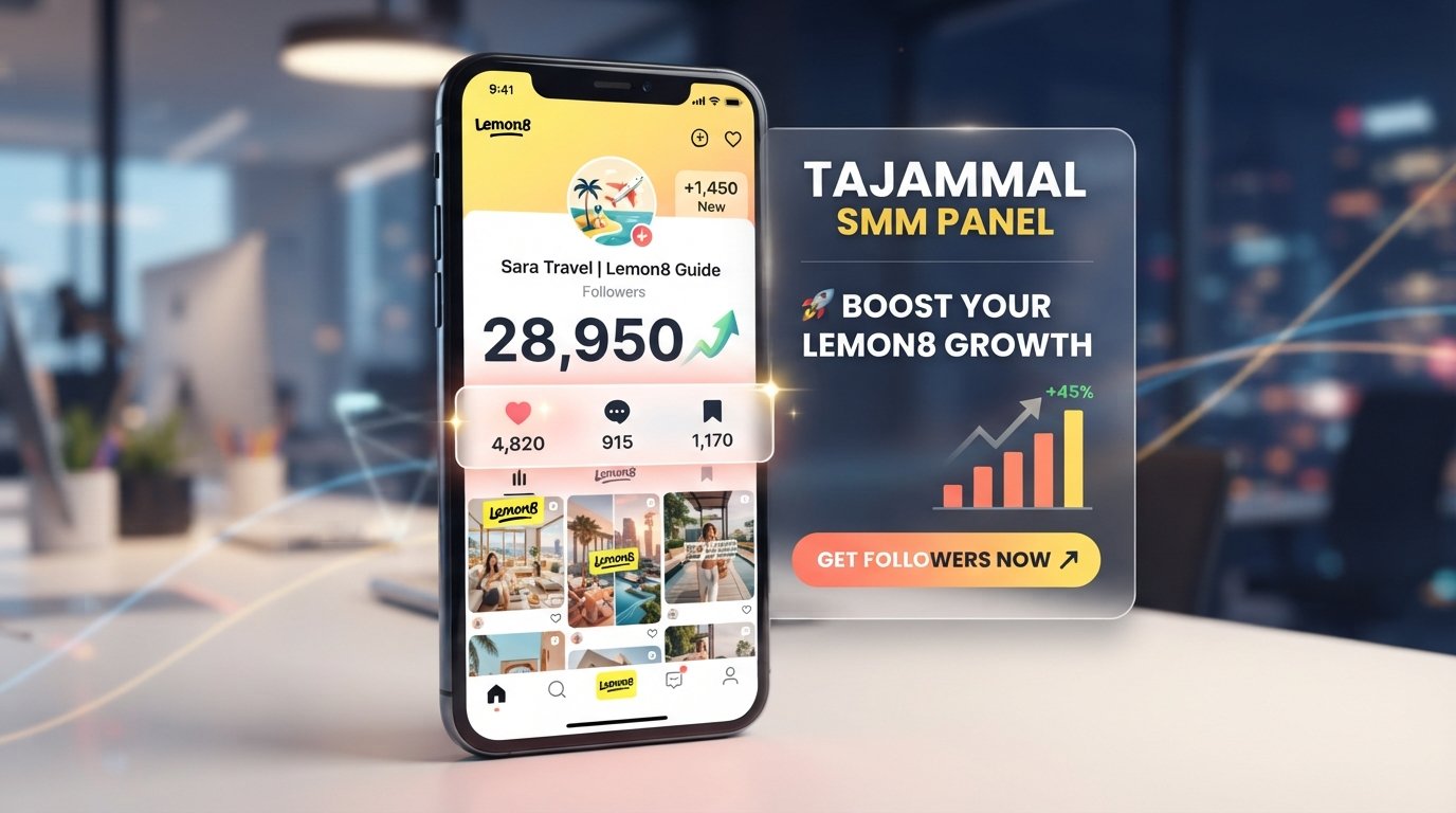Buy Lemon8 Followers | Trusted Growth with TAJAMMAL SMM PANEL