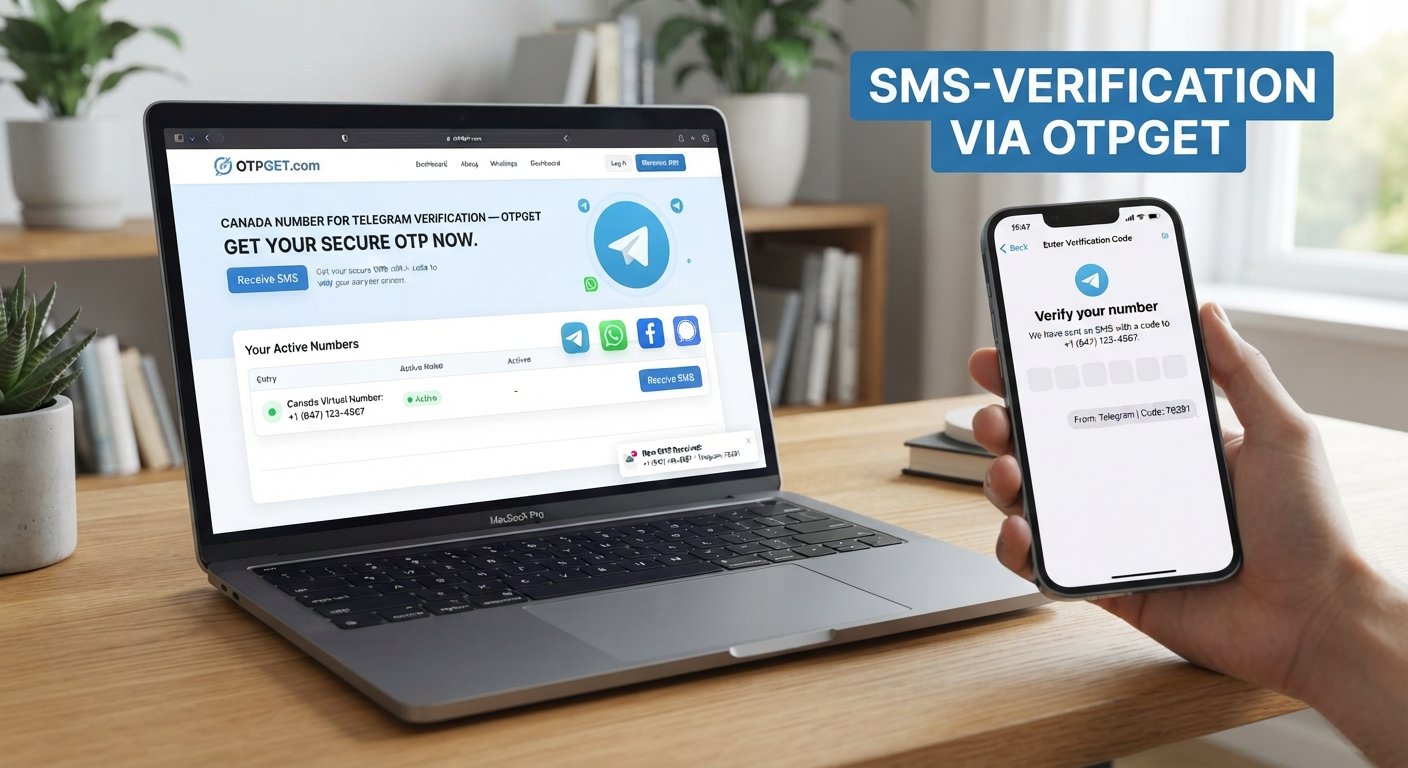 Buy Canada Number for Telegram Verification Online Now — OTPGET