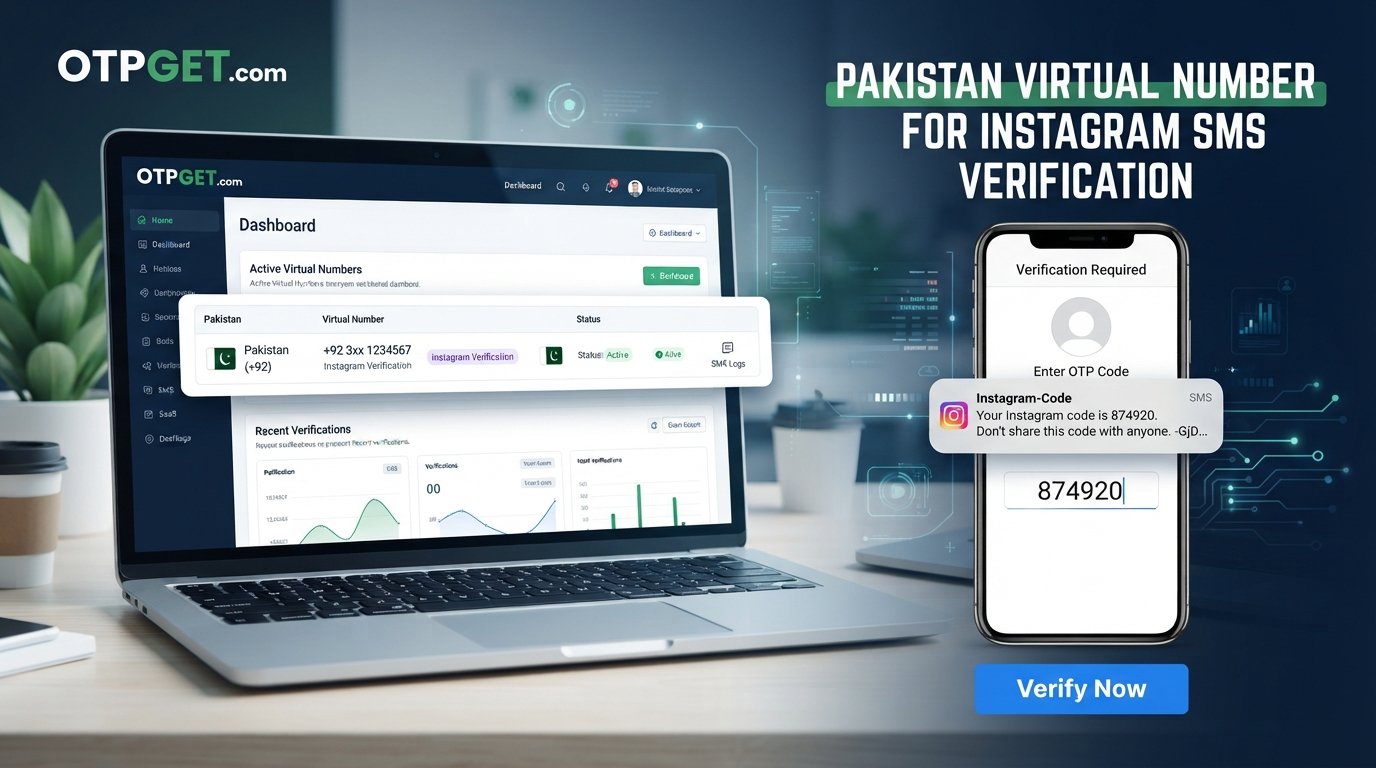 Buy Pakistan Number for Instagram Verification | OTPGET Guide