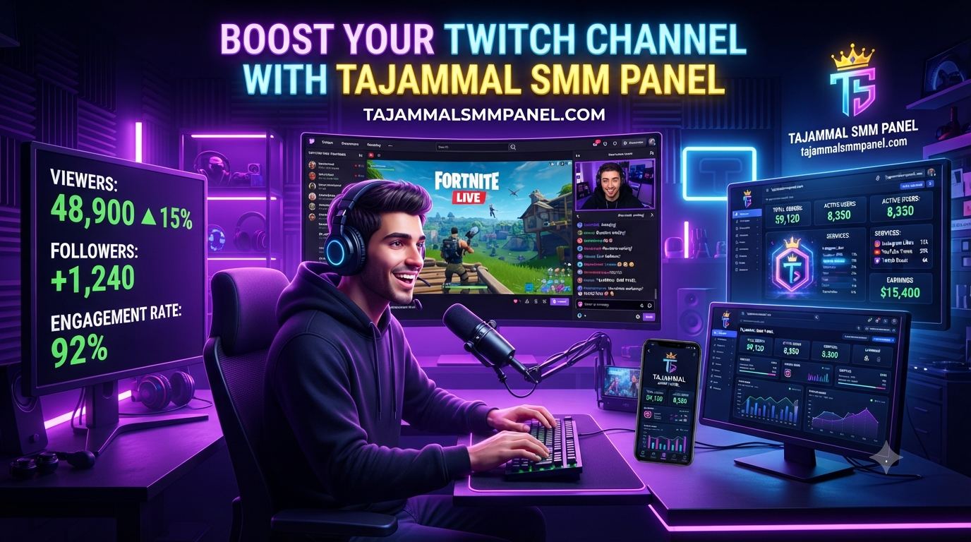 Best Twitch Viewer Service | TAJAMMAL SMM PANEL