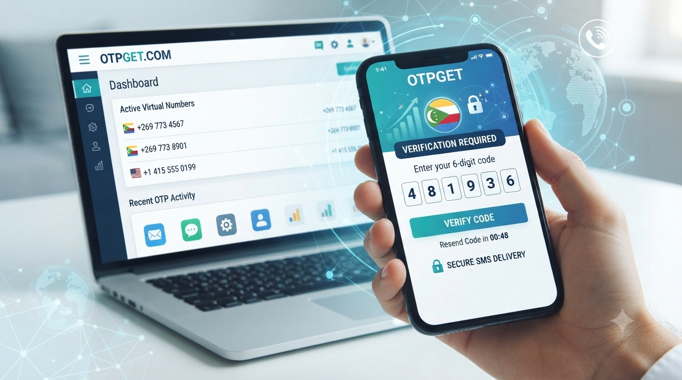Buy Comoros Virtual Number with OTPGet for SMS Verification