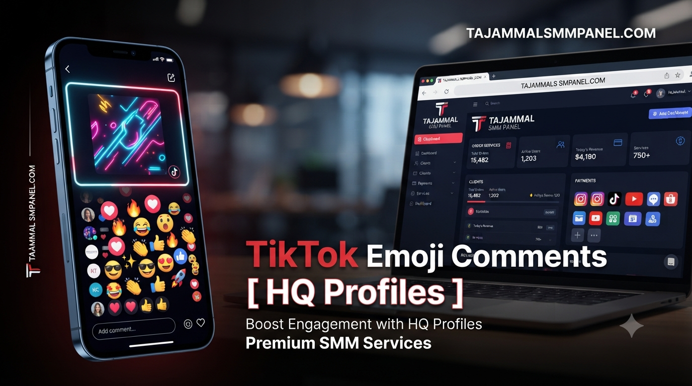 TikTok Emoji Comments | TAJAMMAL SMM PANEL | HQ Profiles Guide