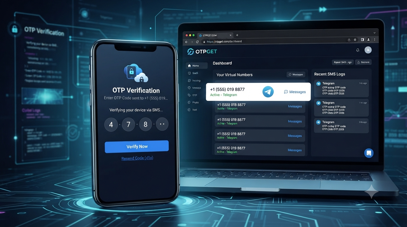 How to Get a Temporary OTP Number for Telegram with OTPGET Online