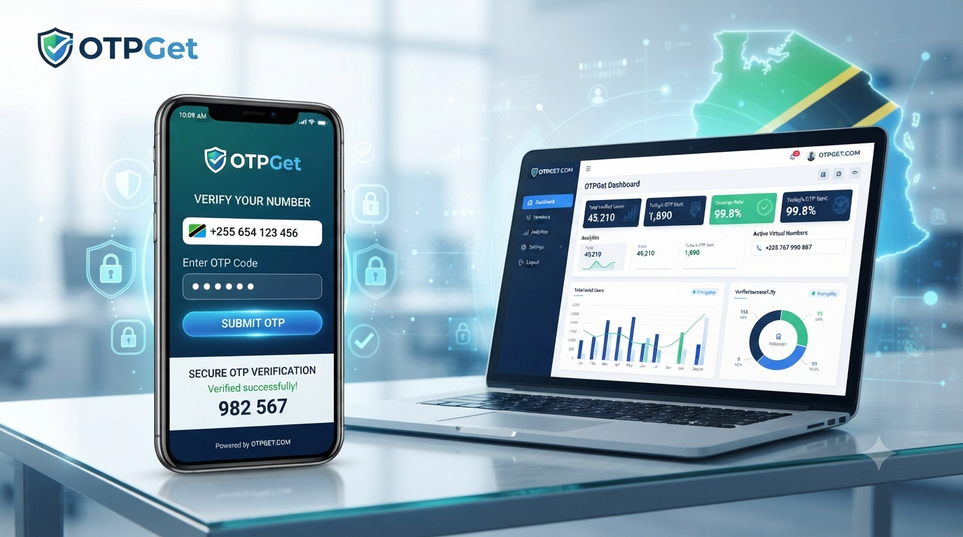 Get OTP Number for Tanzania with OTPGet Secure Verification