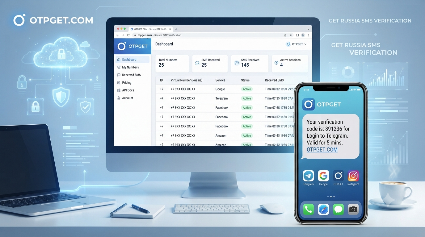 Russia OTP Number Online OTPGET: Secure SMS Access Verification