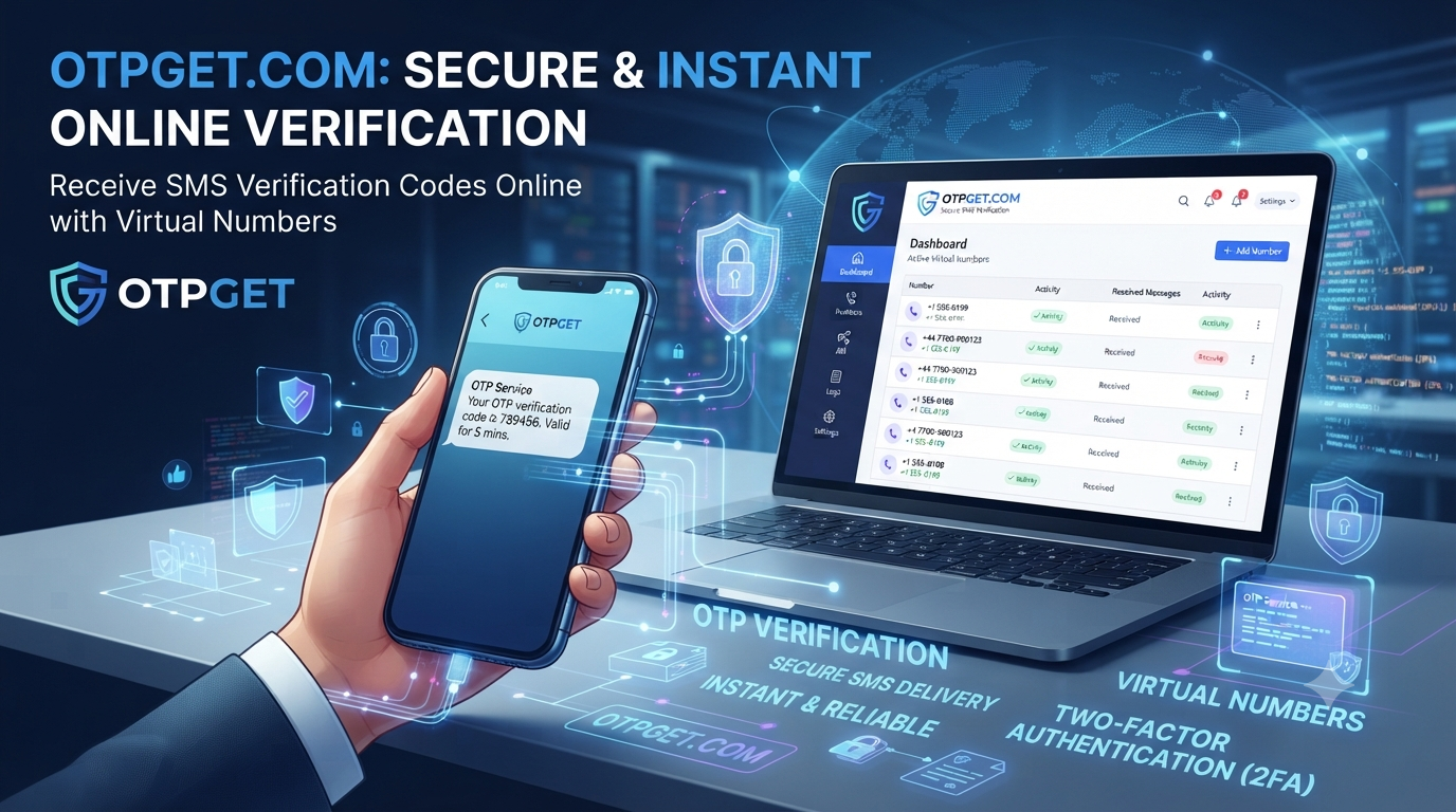 Get OTP Number Online Instantly with OTPGET Secure Service