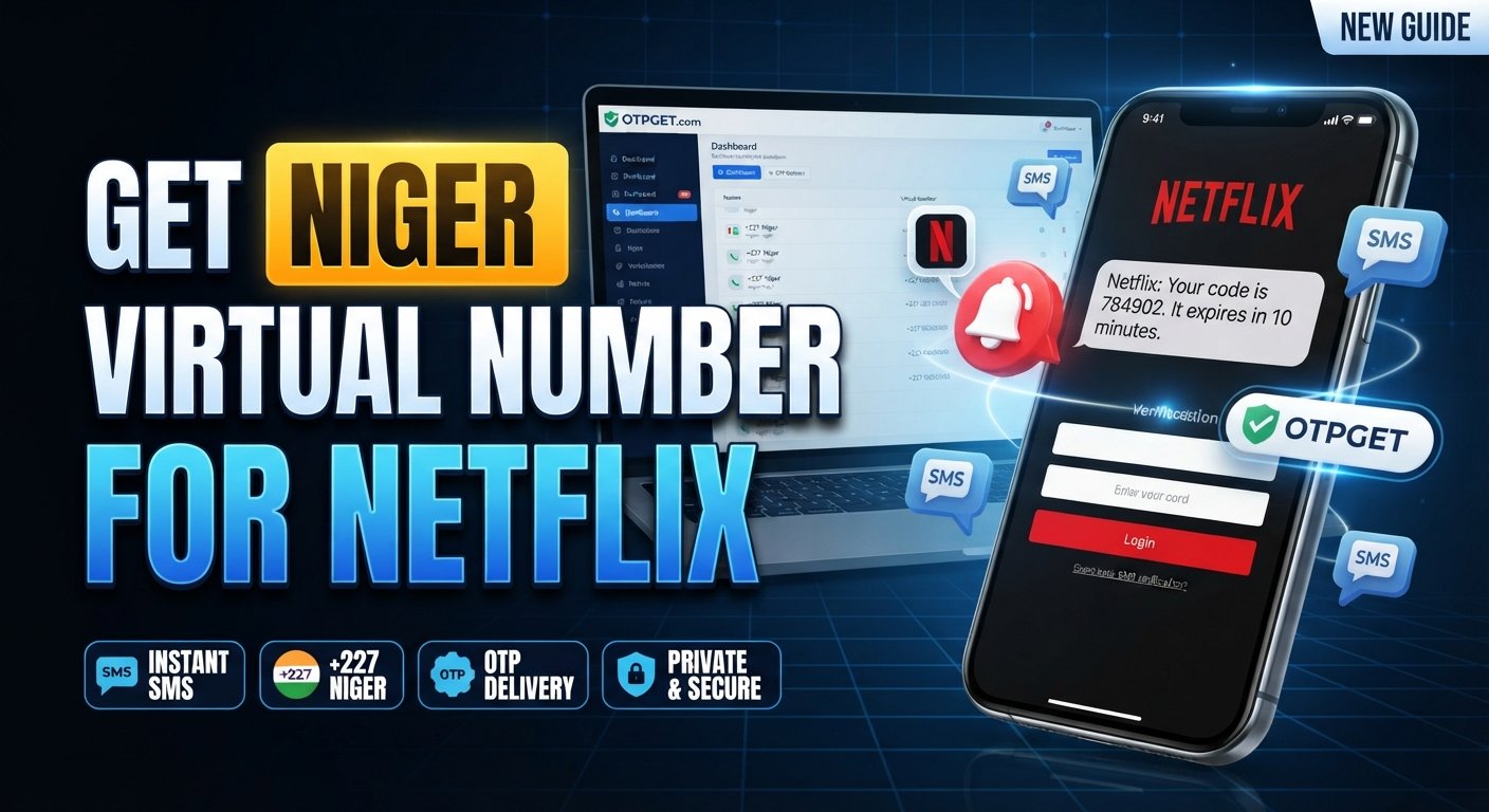 Niger Virtual Number for Netflix: OTPGET Verification Guide Online