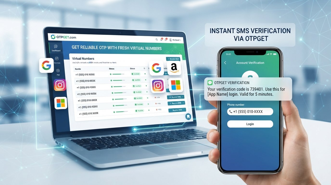 Get OTP Reliably With Fresh Virtual Numbers Using OTPGET Online
