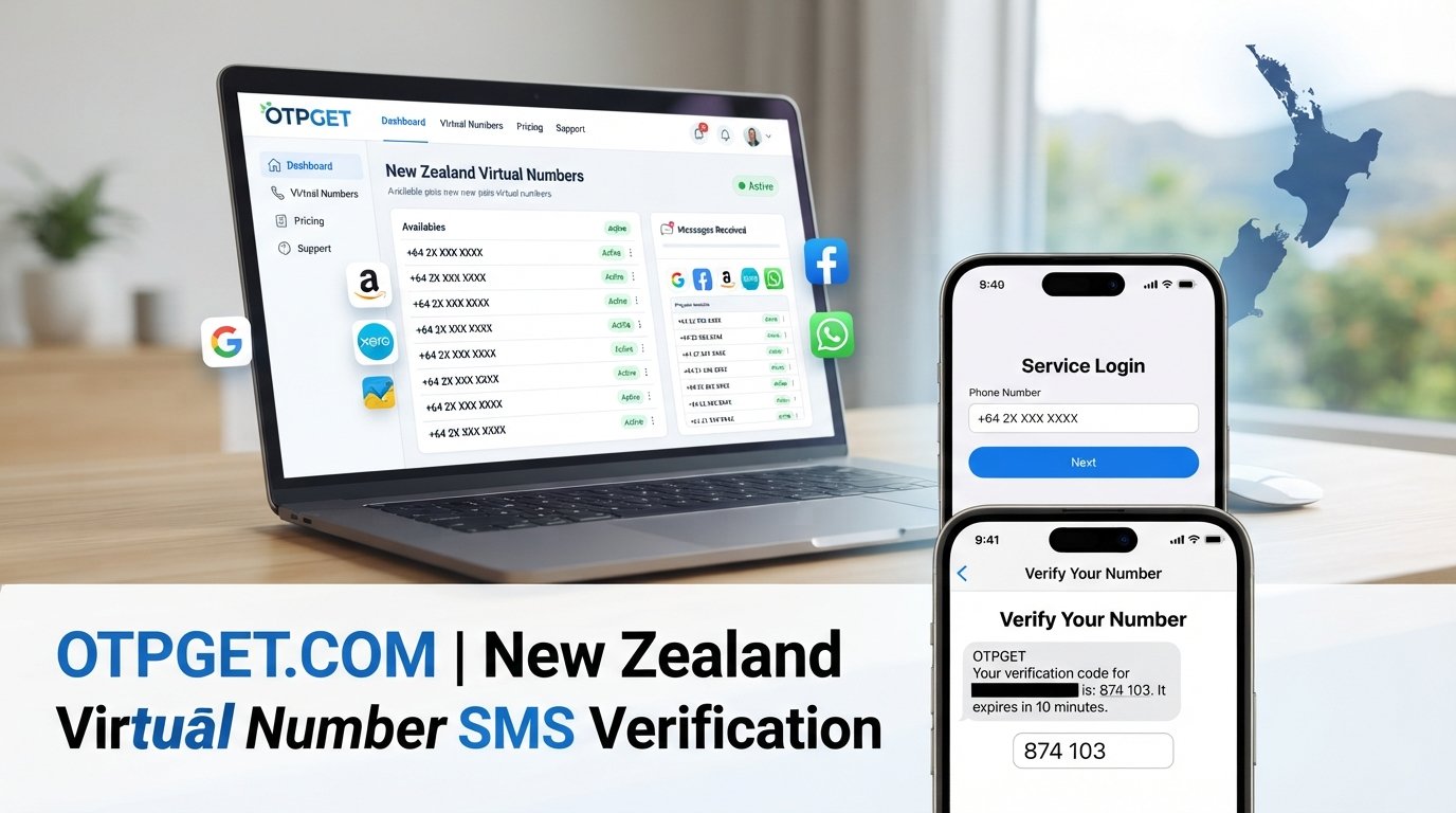 New Zealand Virtual Number for SMS Verification | OTPGET Guide