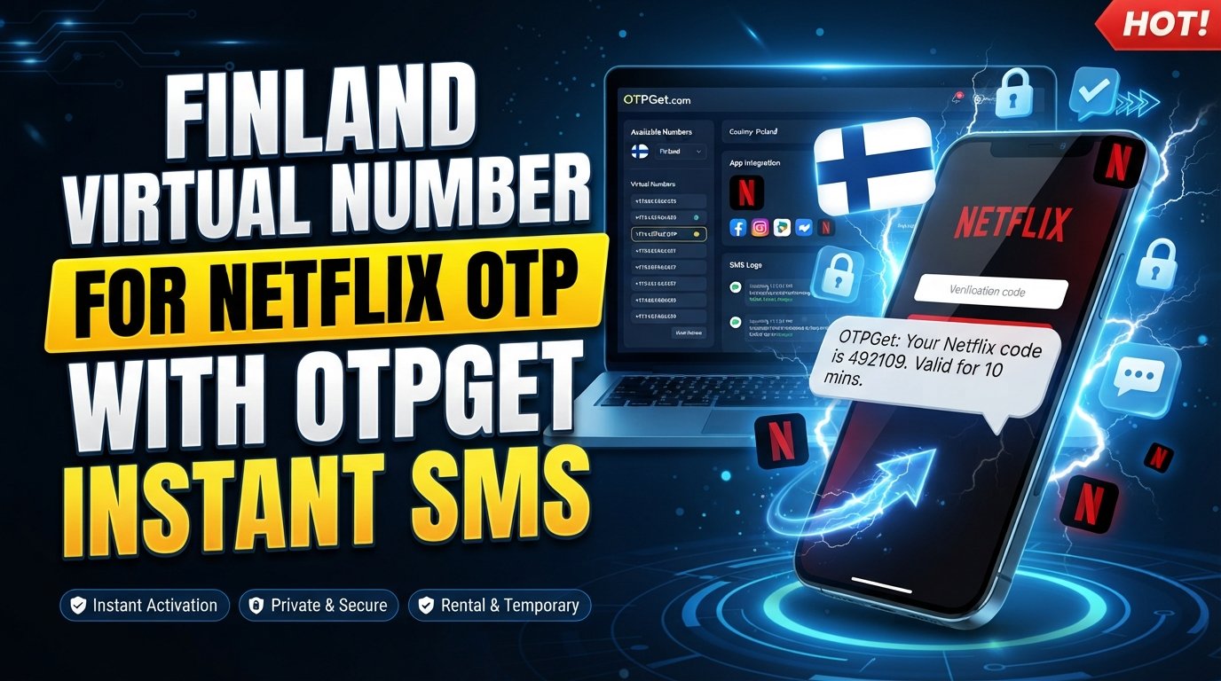 Finland Virtual Number for Netflix Account Verification | OTPGet