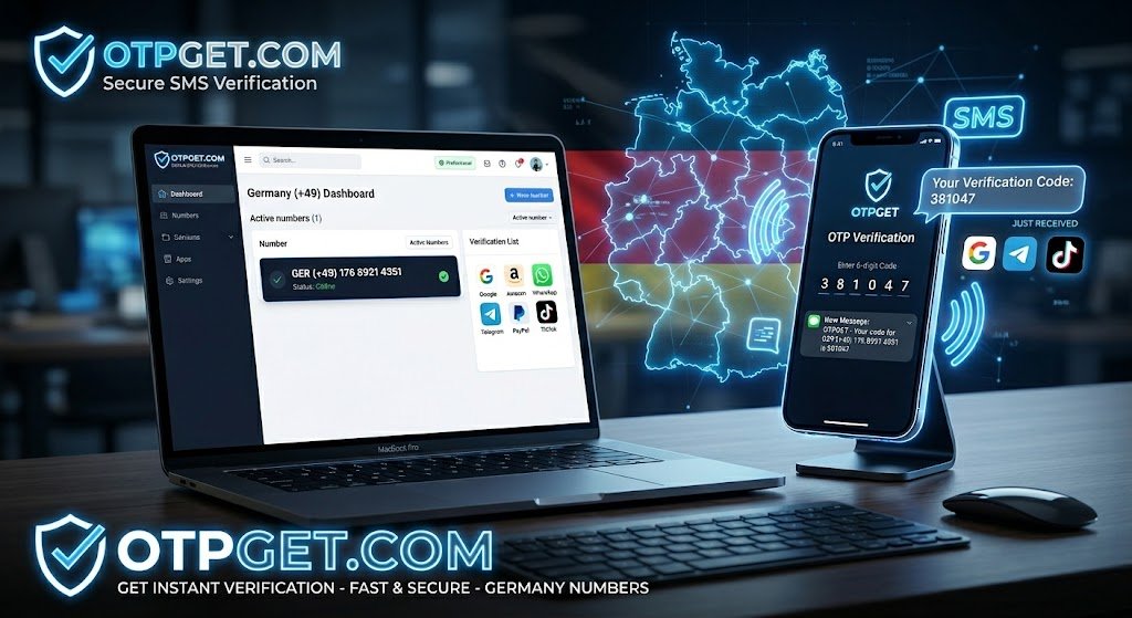 TikTok & Douyin Germany Number with OTPGET Virtual SMS Guide