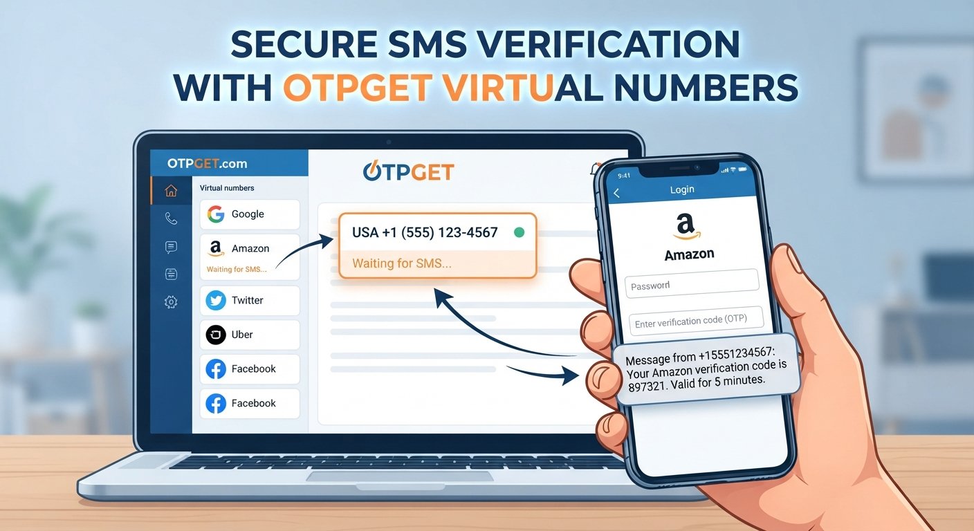 Virtual Numbers for SMS Verification: How OTPGET Can Help You