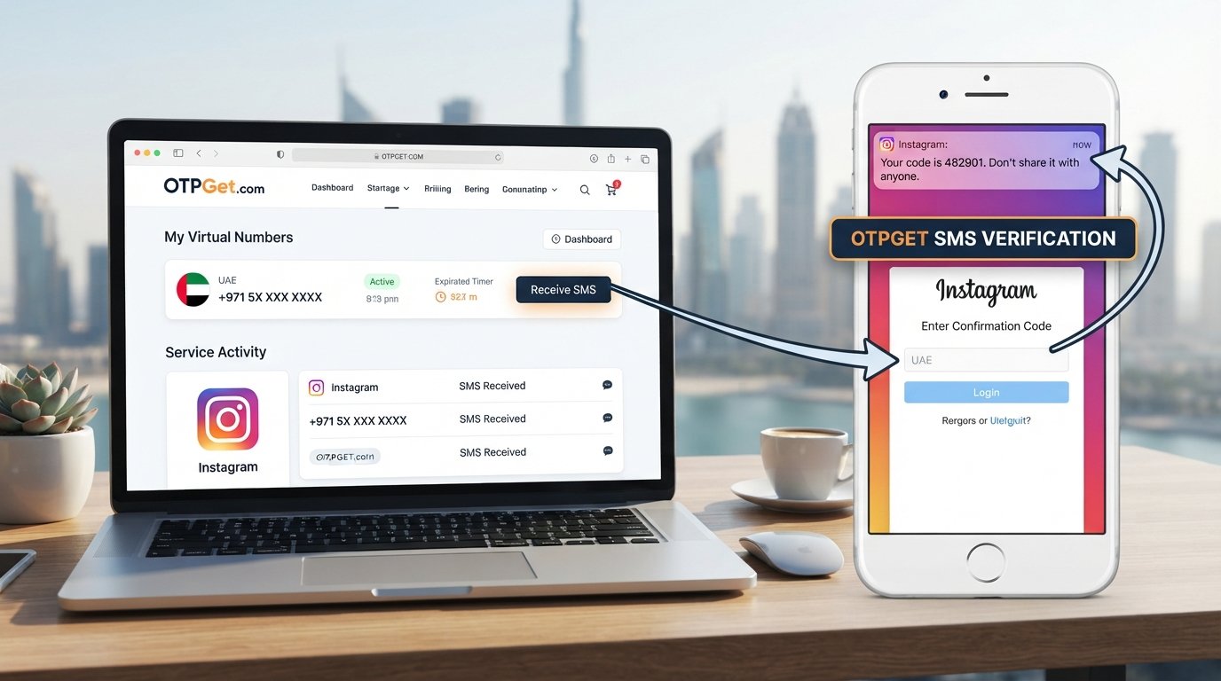 Buy UAE Number for Instagram Verification | OTPGet Guide