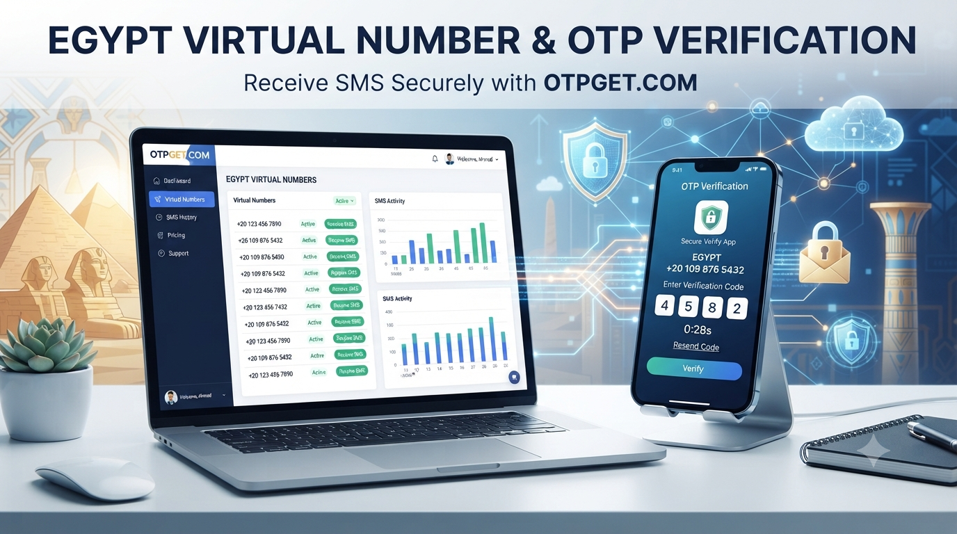 Egypt Virtual Number for OTP Verification - OTPGET Service Guide