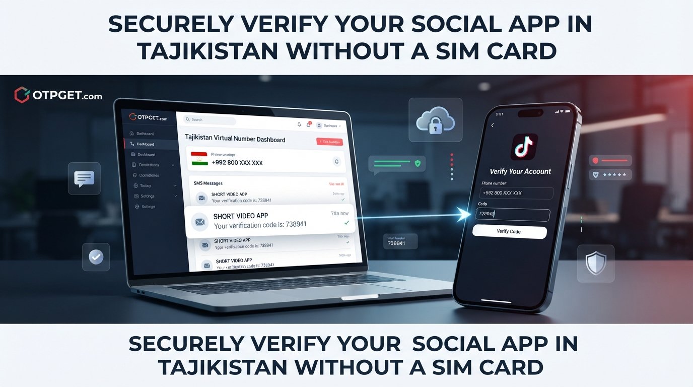 TikTok Verification Tajikistan Without SIM: OTPGET Step-by-Step