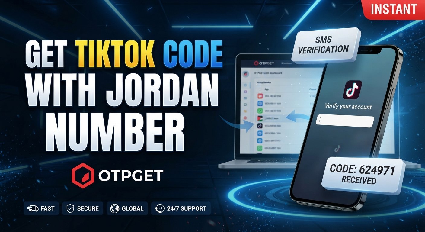 Jordan Number to Receive TikTok Code — OTPGET Guide