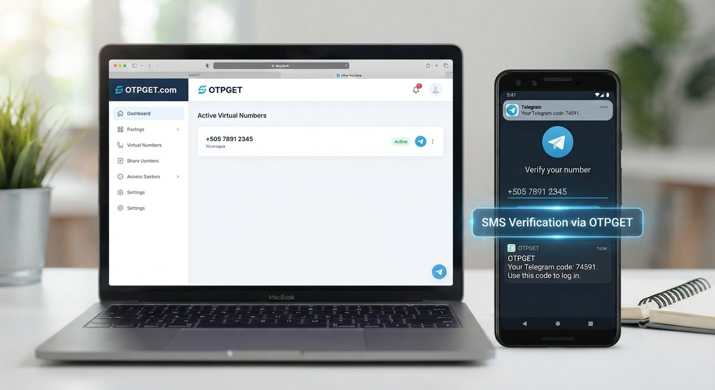 Nicaragua Telegram Virtual Number: Setup Guide with OTPGET Online