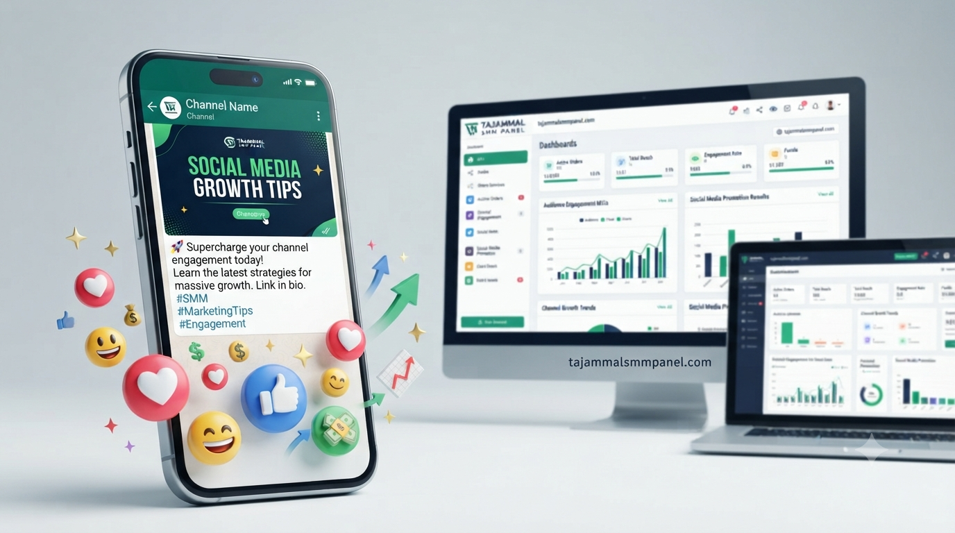 WhatsApp Channel Post Emoji Reactions | TAJAMMAL SMM Panel Guide