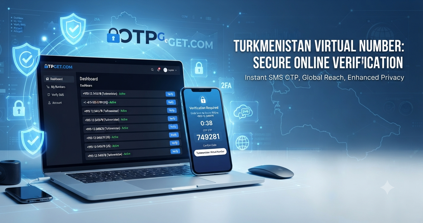 Buy Turkmenistan Virtual Number for OTP Verification with OTPGet