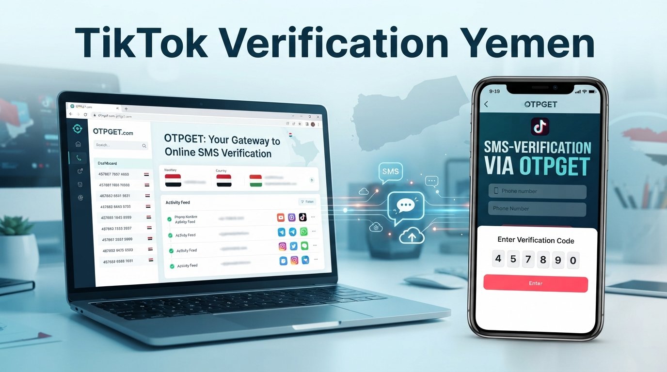 TikTok Verification Yemen Without SIM Card: Easy OTPGET Guide