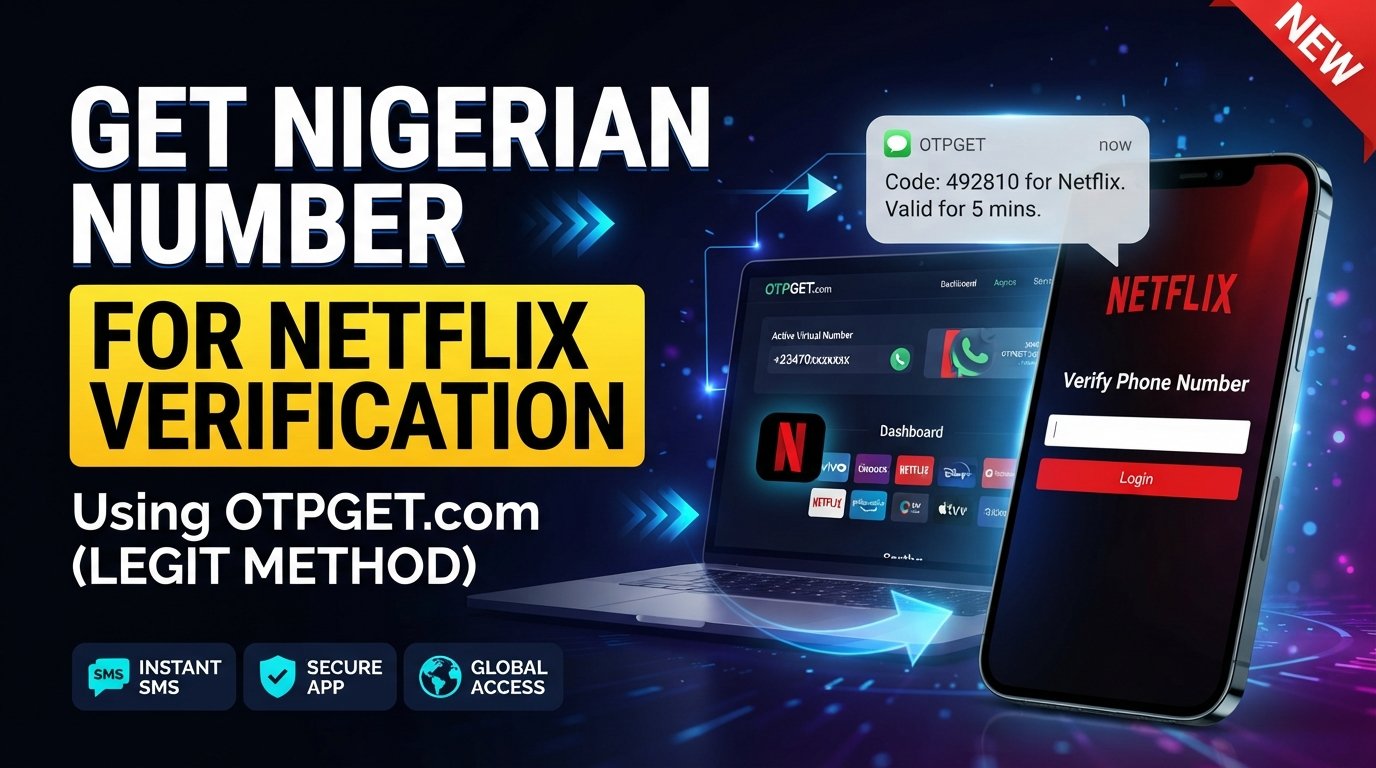 How to Get Nigerian Number for Netflix Verification with OTPGET