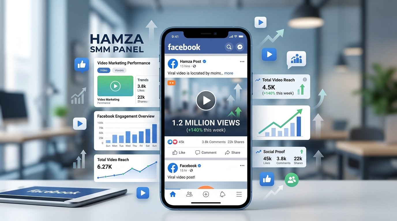 Buy Facebook Video Views | HAMZA SMM PANEL Service Guide Online