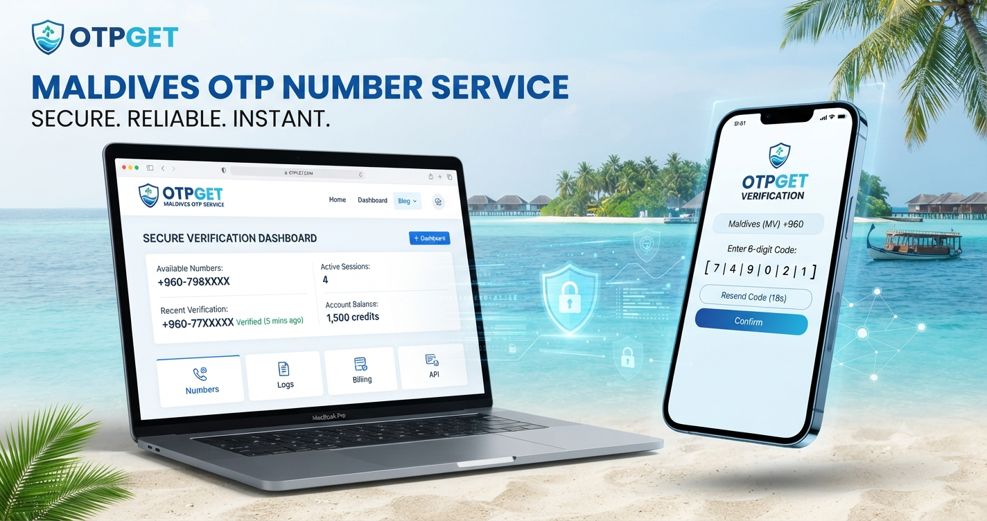 Get OTP Number for Maldives with OTPGET | Fast SMS Verification