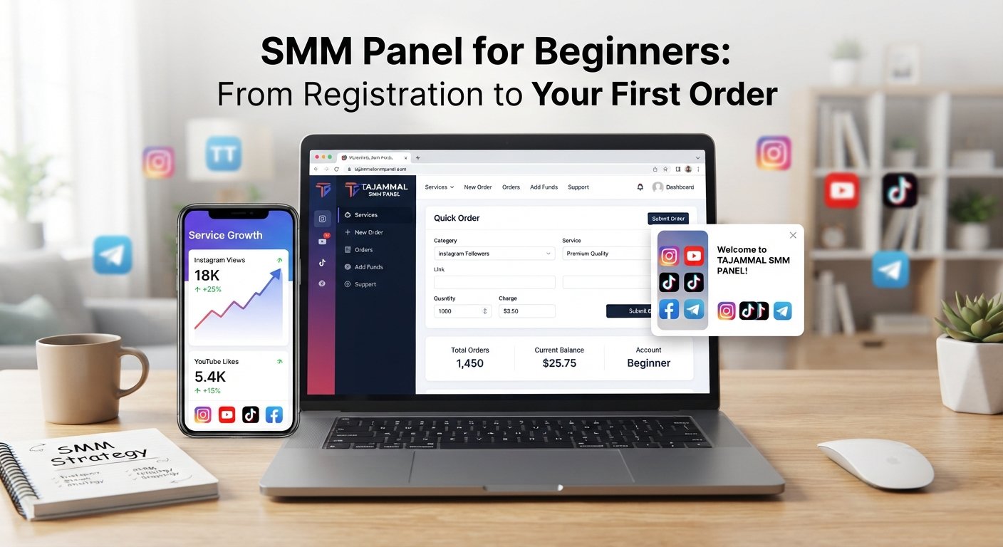 TAJAMMAL SMM PANEL for Beginners: Registration & First Order