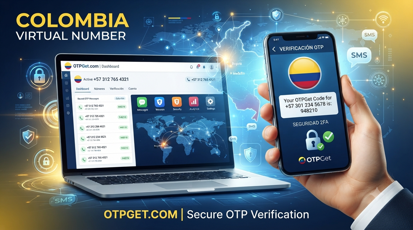 Colombia Virtual Number for OTP Verification — OTPGet Secure Now