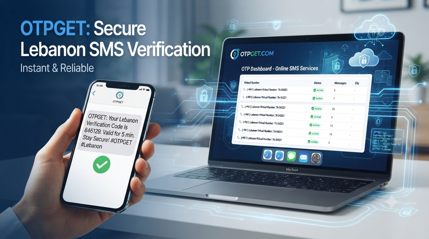 Buy Lebanon Virtual Number for OTP Verification with OTPGET