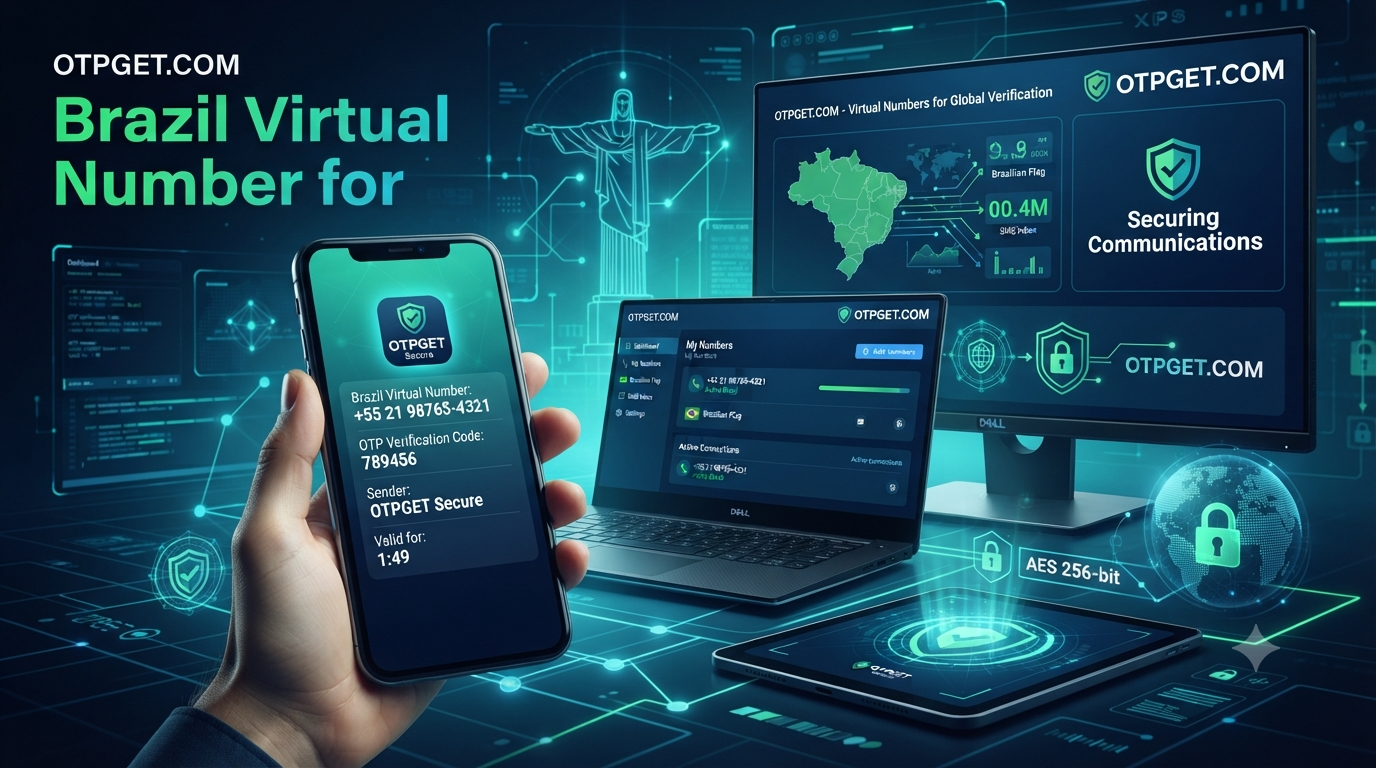 Brazil Virtual Number for OTP Verification - OTPGET Secure SMS