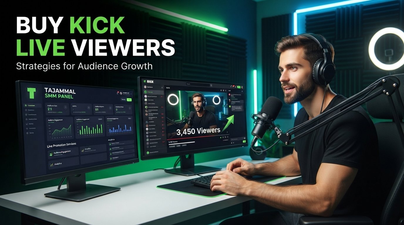Buy Kick Live Viewers | TAJAMMAL SMM PANEL Guide