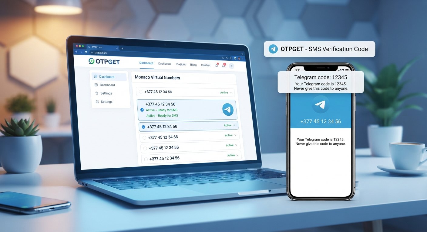 Monaco Telegram Virtual Number: Easy Verification with OTPGET