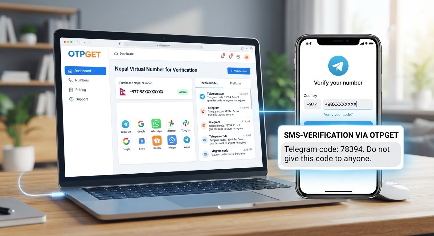 Buy Nepal Number for Telegram Verification with OTPGET