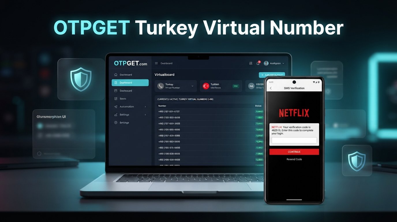 Turkey Virtual Number for Netflix: OTPGET Verification Guide