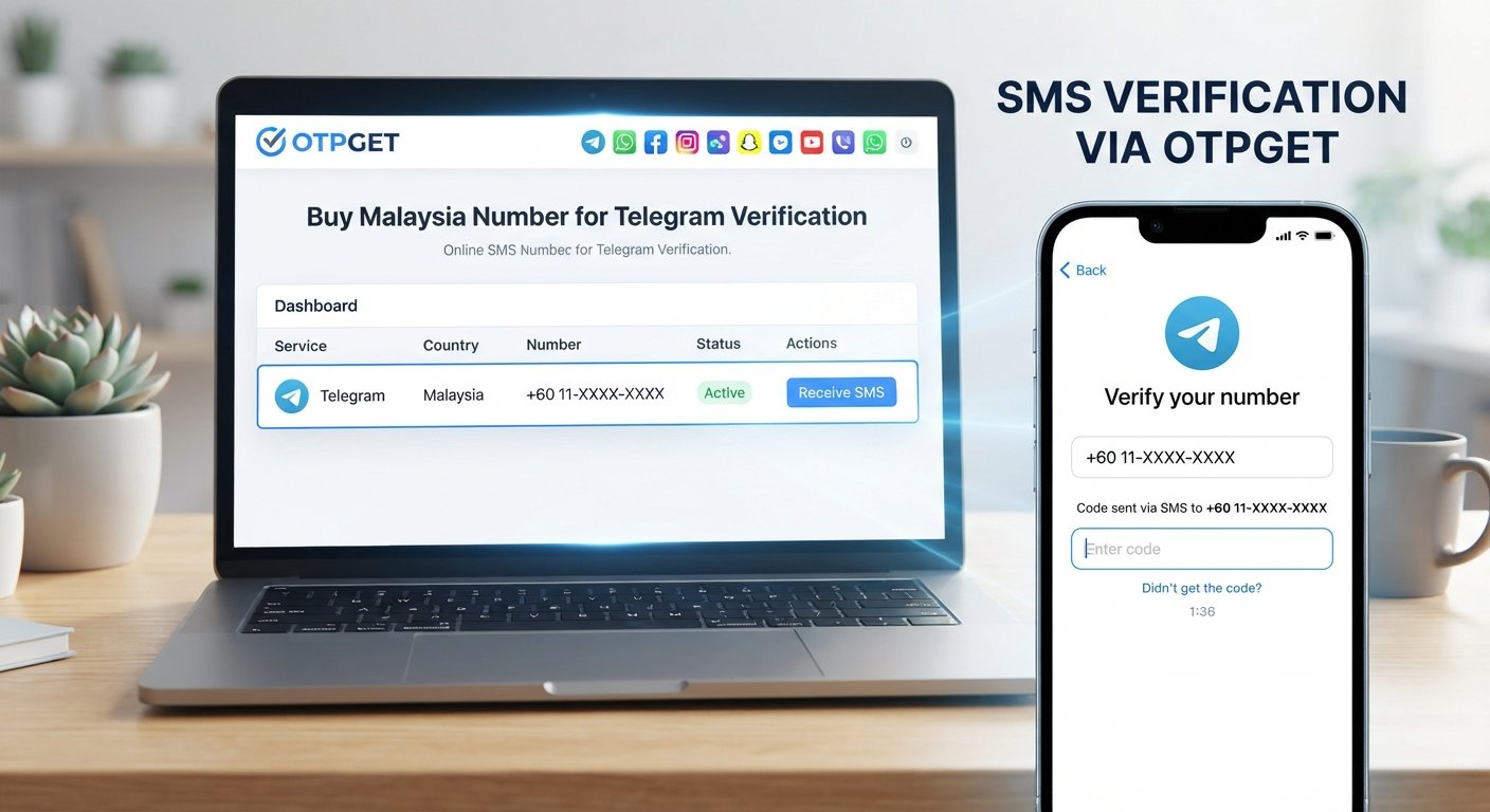 Buy Malaysia Number for Telegram Verification Online | OTPGET
