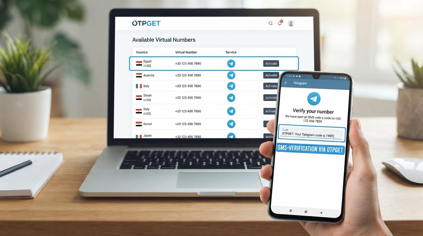 Egypt Number for Telegram OTP: How to Get One Online with OTPGET
