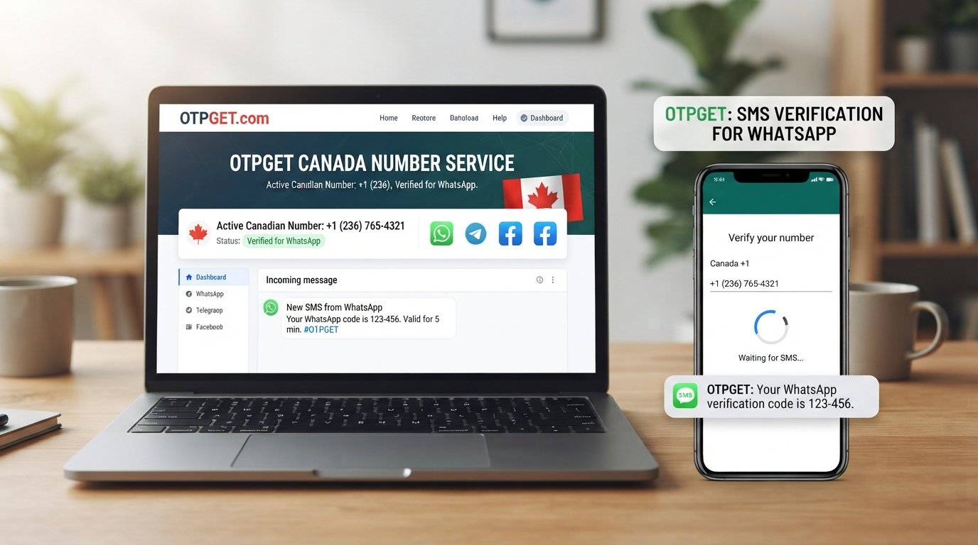 WhatsApp Canada Number: Instant SMS Code | OTPGET