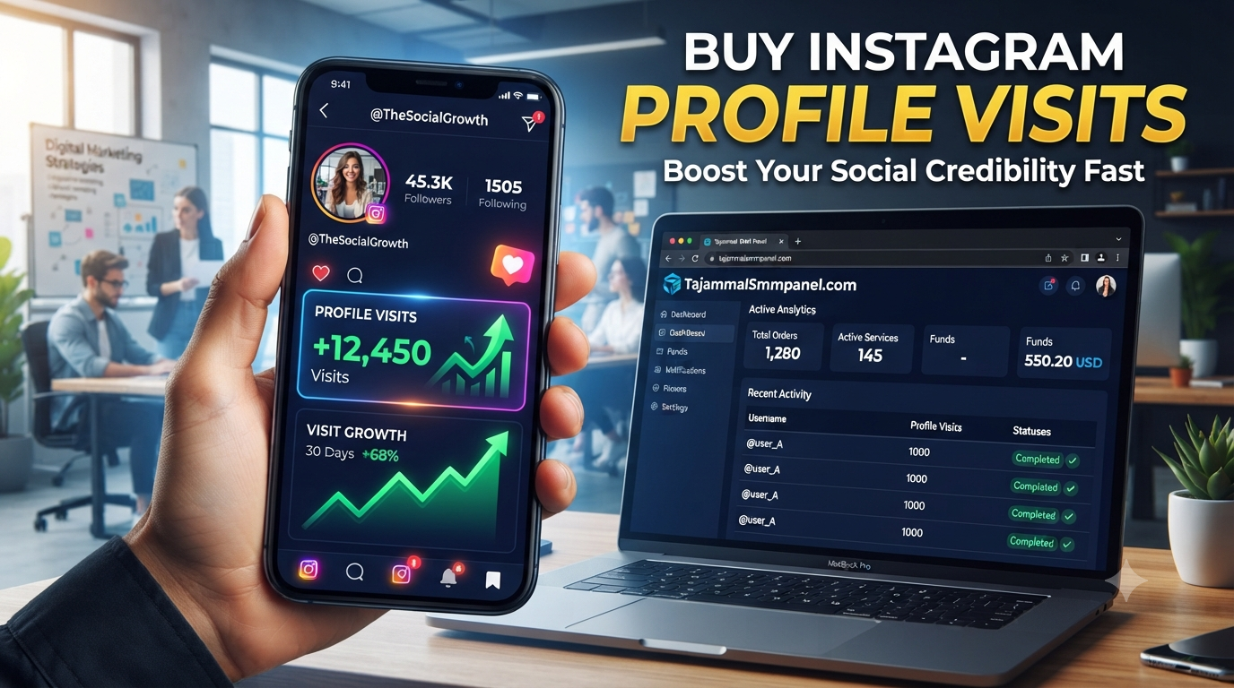 Buy Instagram Profile Visits | TAJAMMAL SMM PANEL for Fast Growth