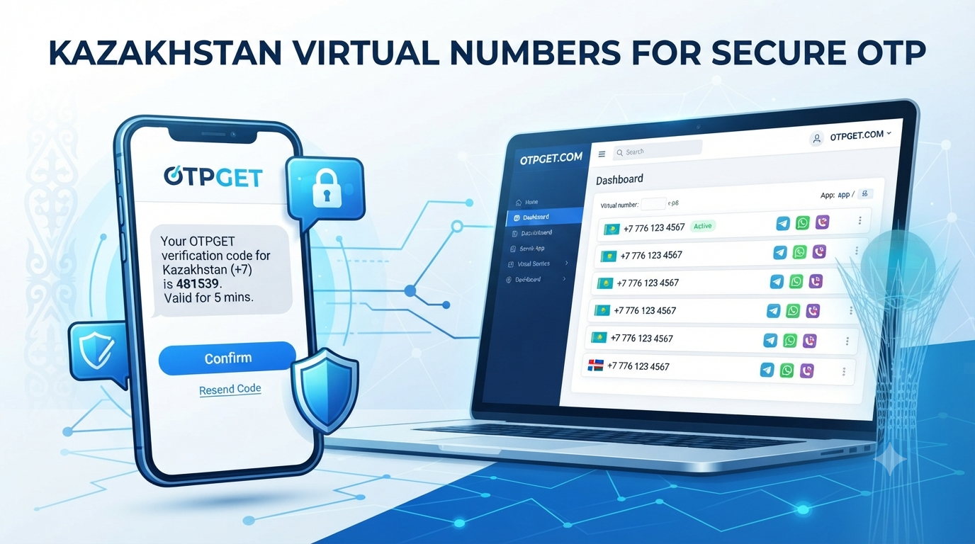 Buy Kazakhstan Number for OTP Verification Easily with OTPGET