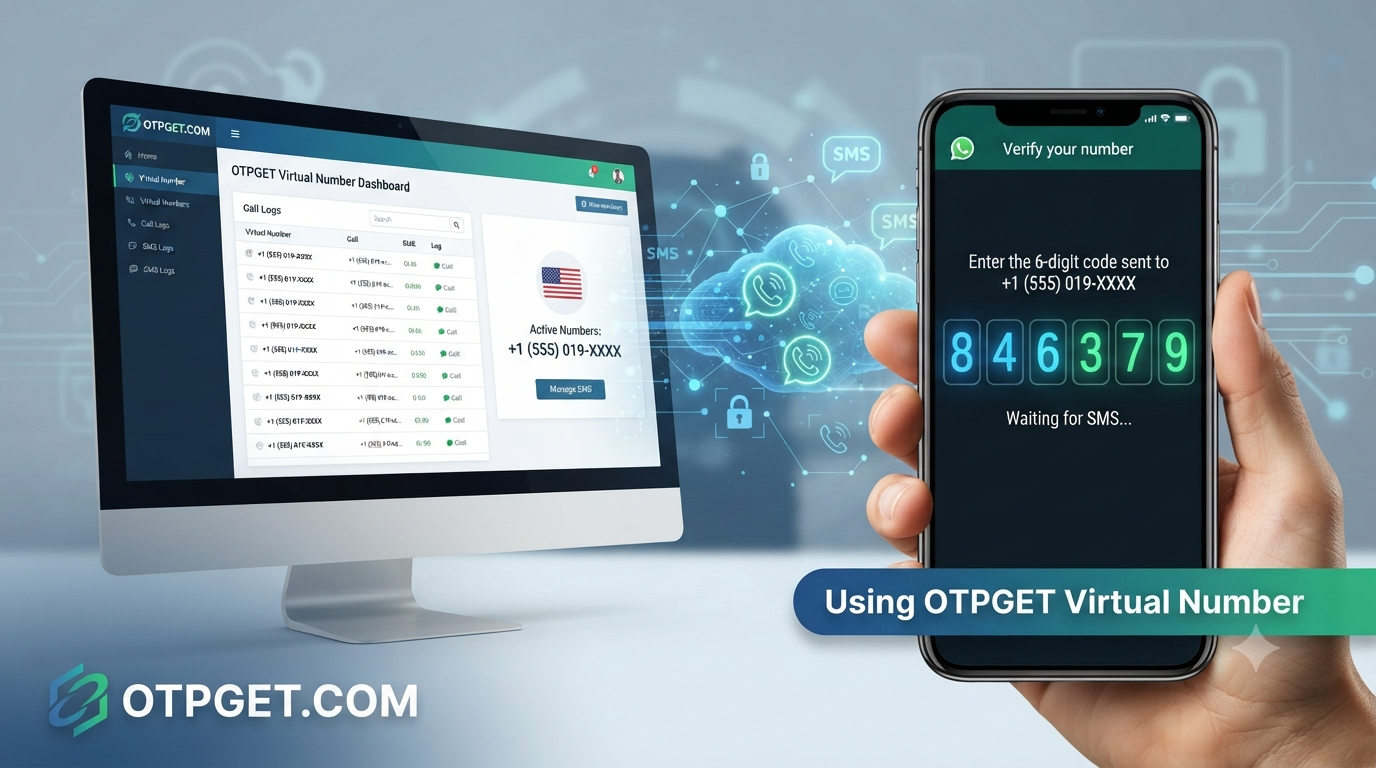 OTP Number Without SIM for WhatsApp with OTPGet Easy Verification