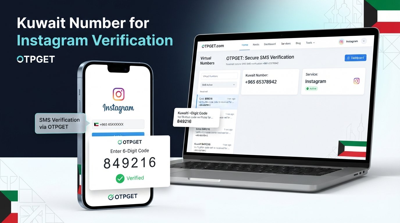 Buy Kuwait Number for Instagram Verification | OTPGET