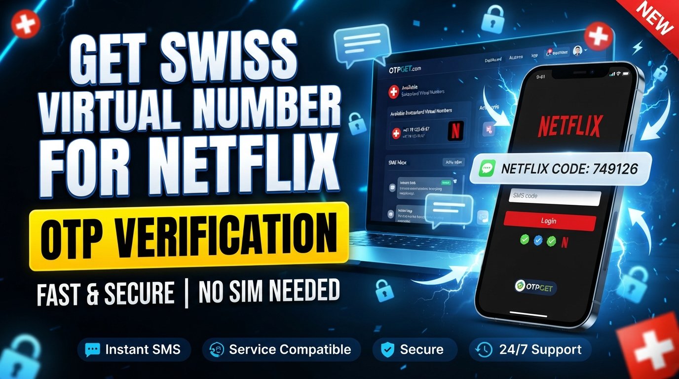 SEO Title: Switzerland Virtual Number for Netflix OTP Verification | OTPGET